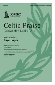 Celtic Praise SATB choral sheet music cover Thumbnail